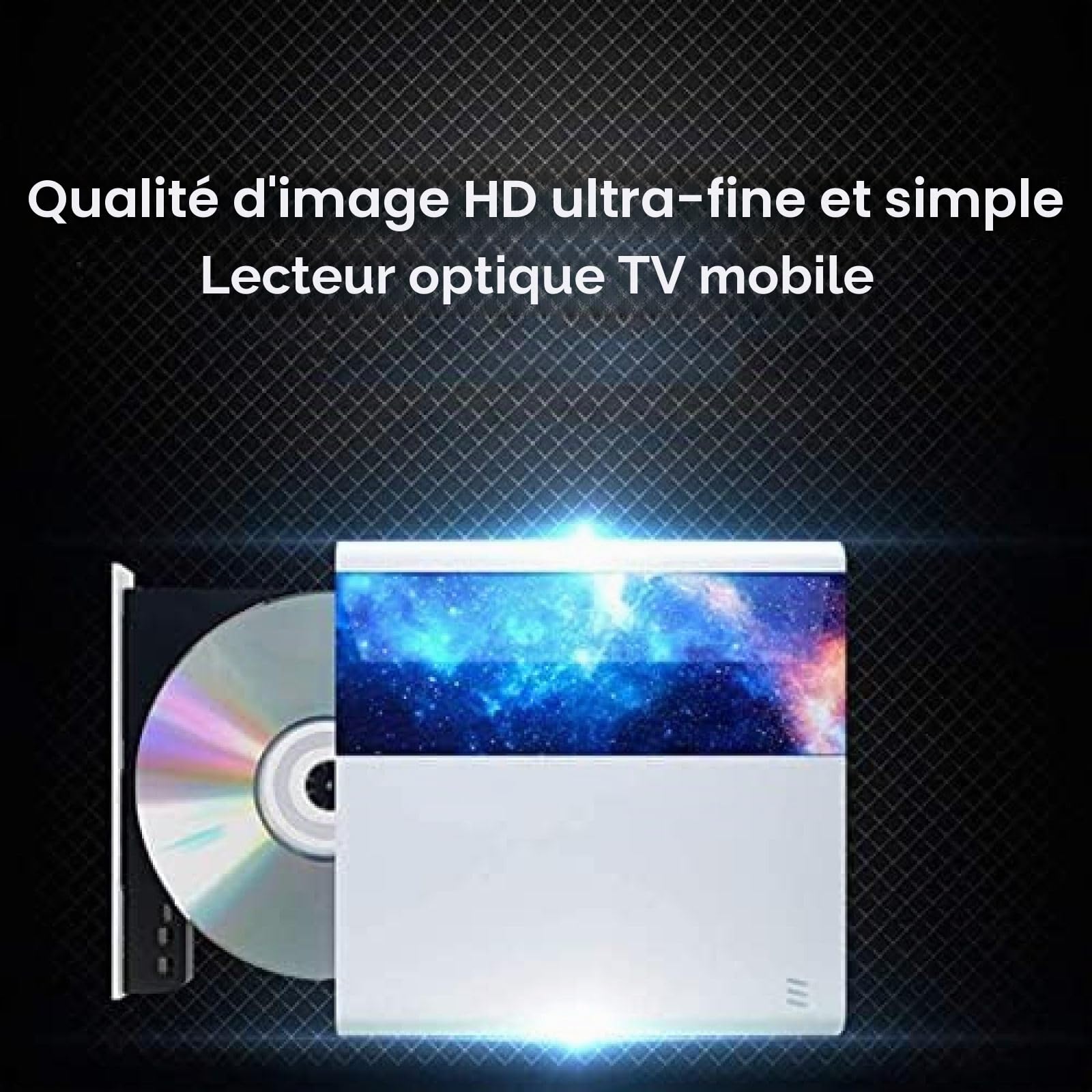 Lecteur DVD Portable, Lecteur DVD Externe USB 3.0 / USB-C avec Graveur CD/DVD HDMI 1080P pour Ordinateurs, Téléviseurs, Ordinateurs Portables,Picturesque234