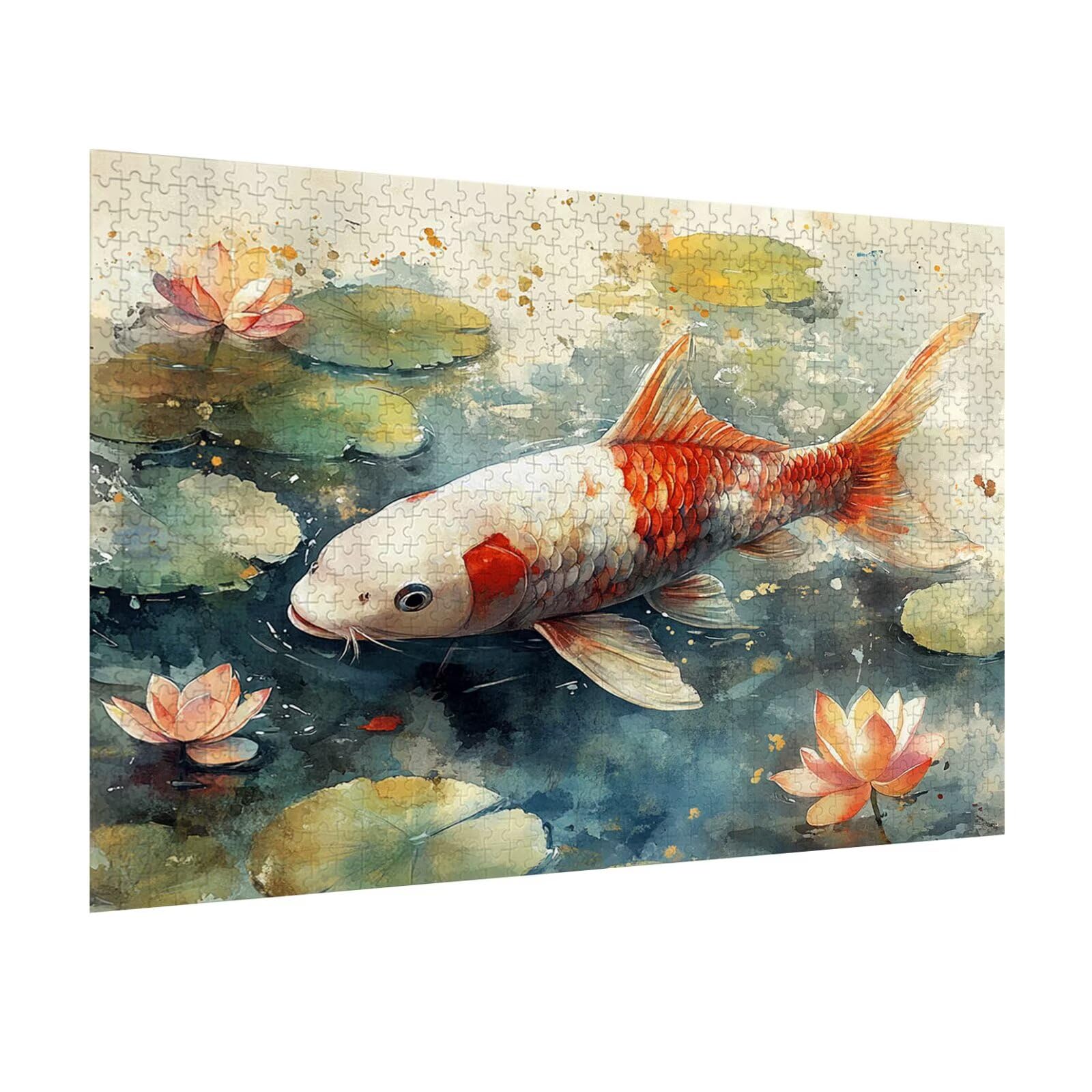 Puzzle 4000 elementów Gem wymagające klasyczne puzzle, n-346 | Rodzinne puzzle, zajęcia relaksacyjne, trudna sztuka puzzle staw, niepożądane wyzwania, prezent dla kobiet