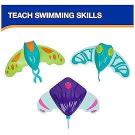 SwimWays Zoom-A-Rays Water Toys, Kids Pool Toys for Swim Training, Outdoor Games for Kids Aged 5 & Up, 3-Pack