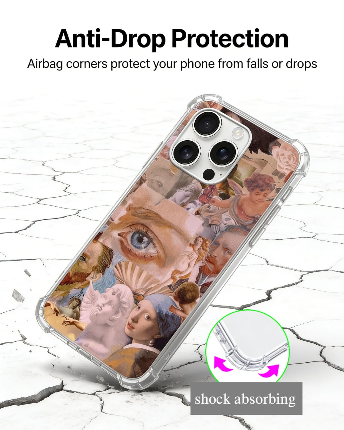 Amazon.com: Aesthetic Iconic Painting Art Case Compatible with 