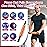 ZanLLW Muscle Roller Stick, Muscle Roller, Liposuction Massage Roller for Lymphatic Drainage, Massager Stick for Relief Muscle Soreness, Trigger Points, Help Exercise Runner Legs, Back Recovery