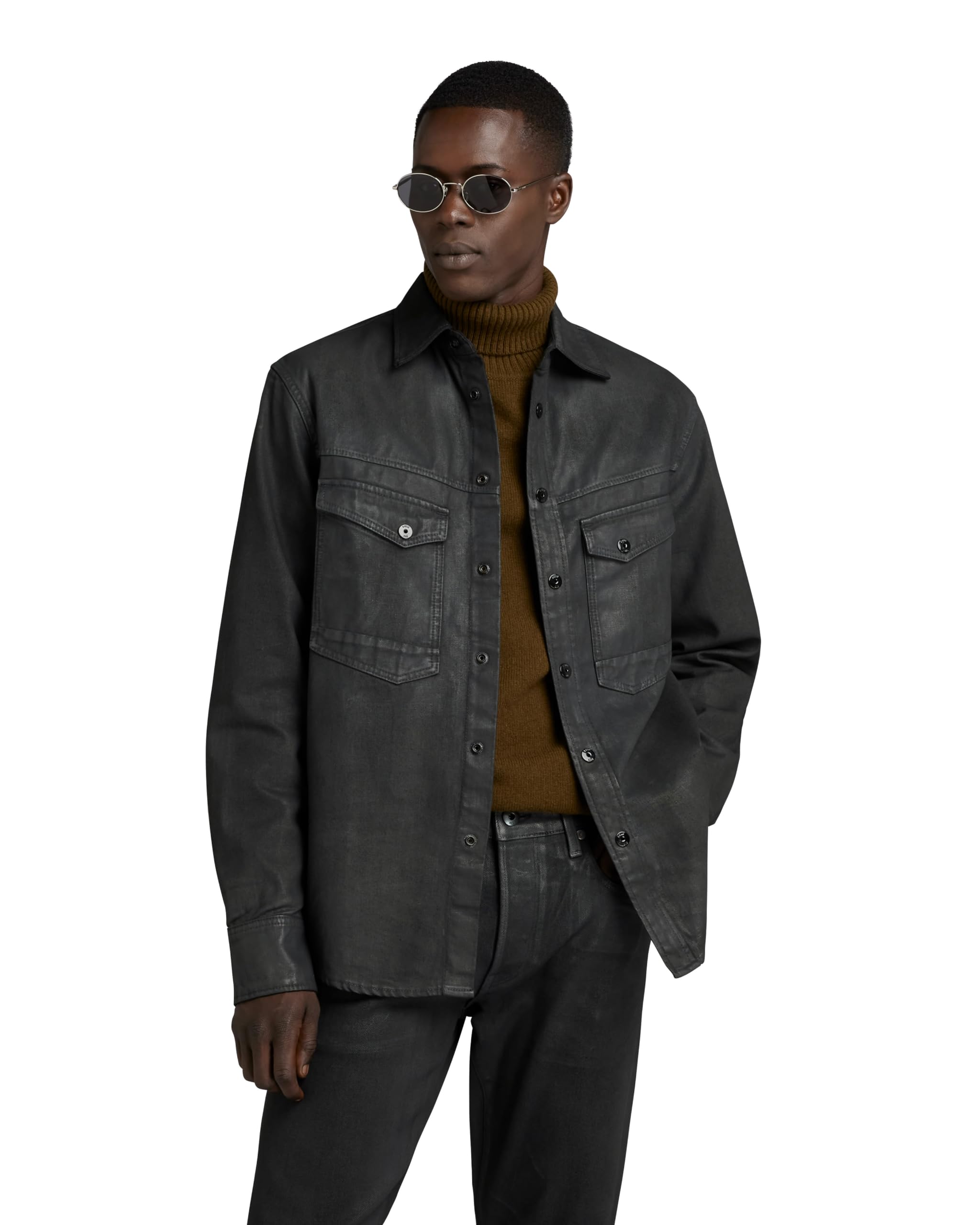 G-Star Men's Dakota Regular Shirt, Grey (magma cobler D23006-D304-D360), XS