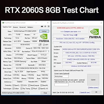 Amazon.com: Mllse RTX 2060 Super Graphics Card, 8GB GDDR6 256bit