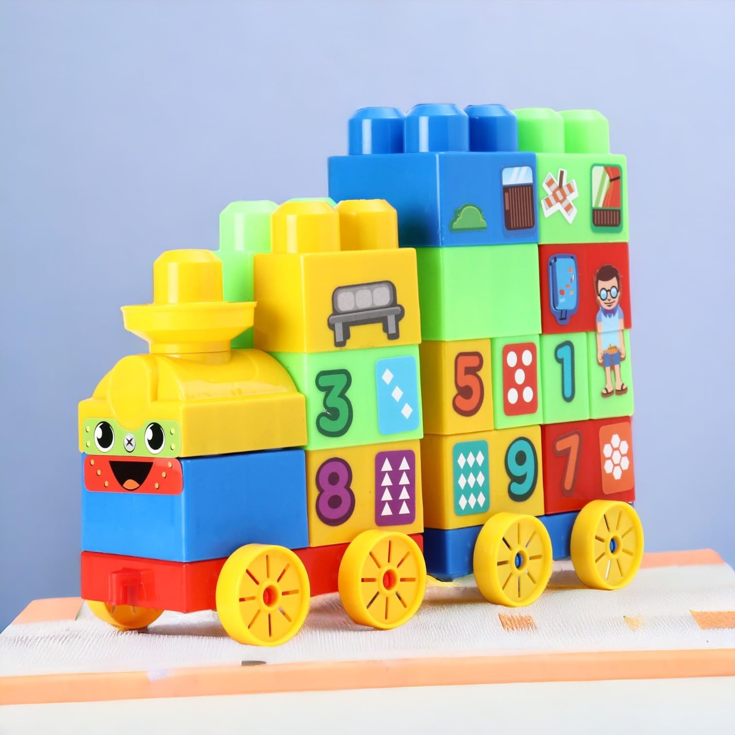 Toys Treasure Young Builder Play n Learn Train Building Blocks - 44 Pieces | Children Toys | Toys for Boys | Big Blocks for Kids | Building Blocks for Kids 3 Years (B0CWPBCHW7) Amazon Price History, Amazon Price Tracker