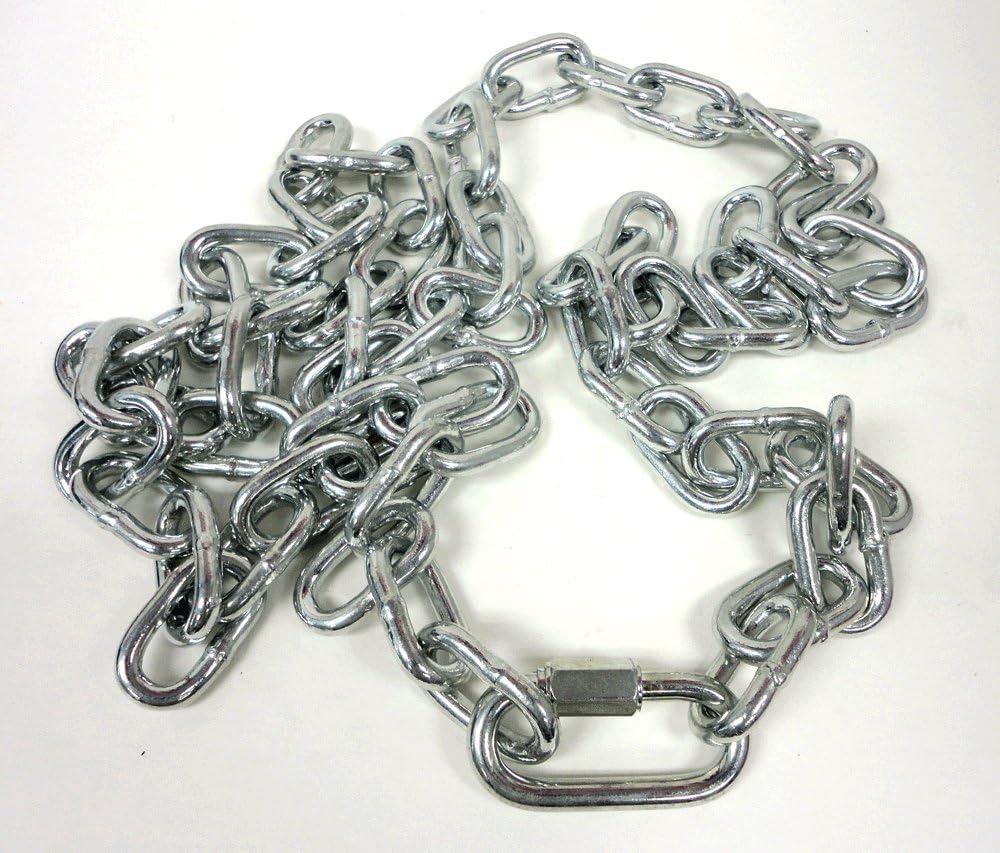 1/4" x 72" MARINE TRAILER SAFETY CHAINS AS CAR TOWING BOAT CAMPER HORSE .25 IN CABLES ANCHOR