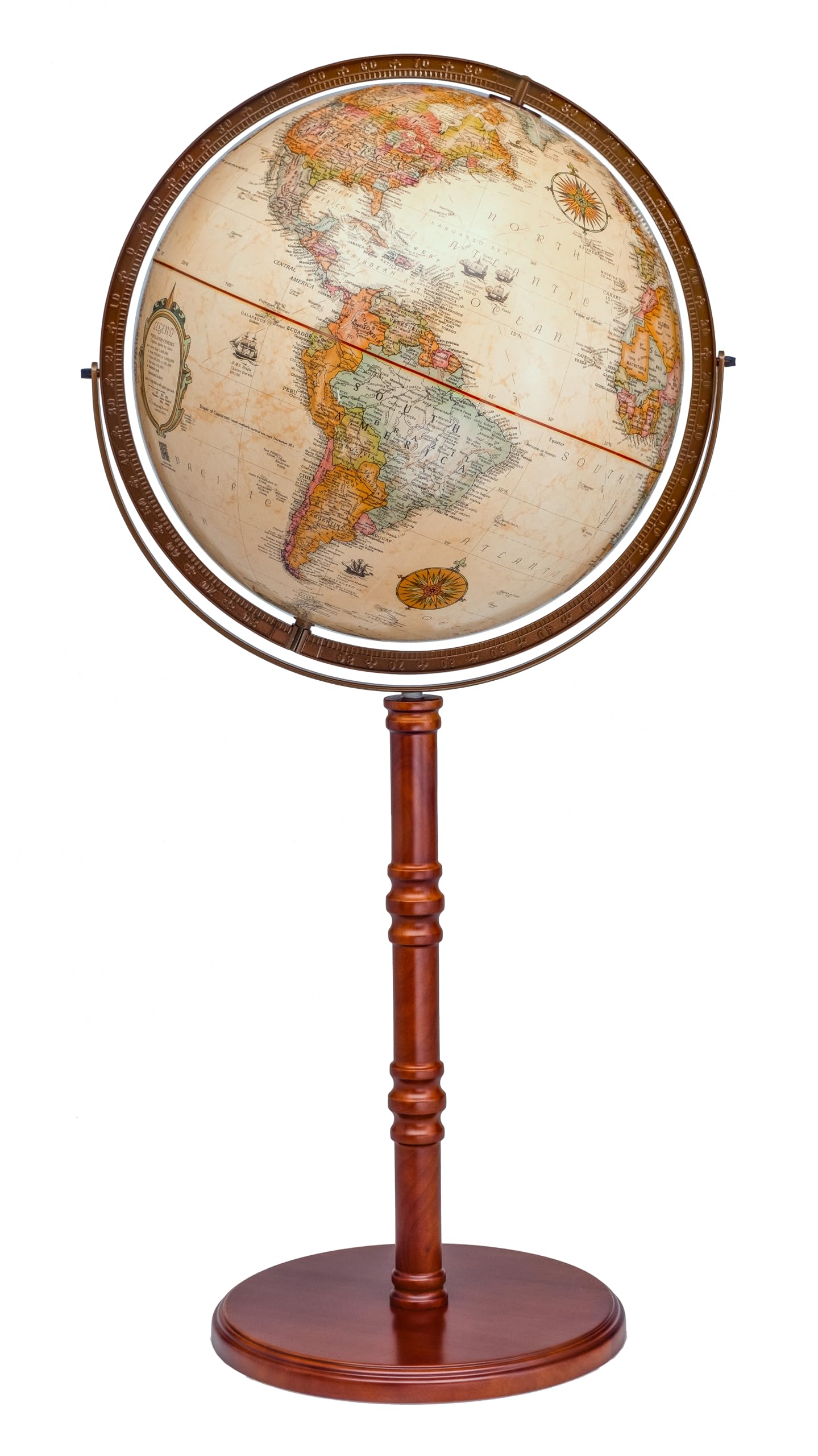 Replogle Globes Commander II, Antique