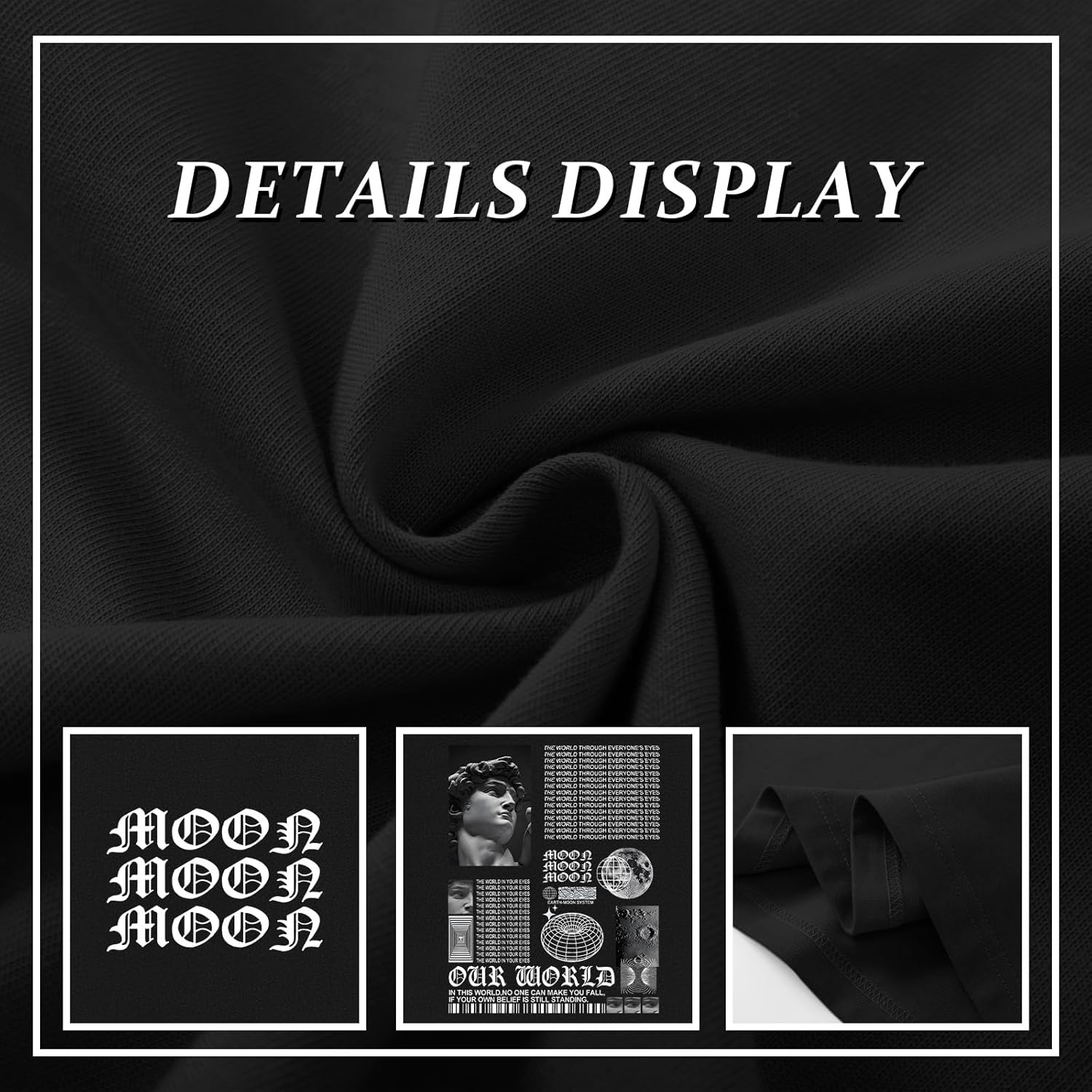 Kelxjia Men Oversized Graphic Tees Vintage Shirts Baggy Y2k Cotton T Shirts Harajuku Streetwear Summer Casual 90s Top Tshirt - Image 6