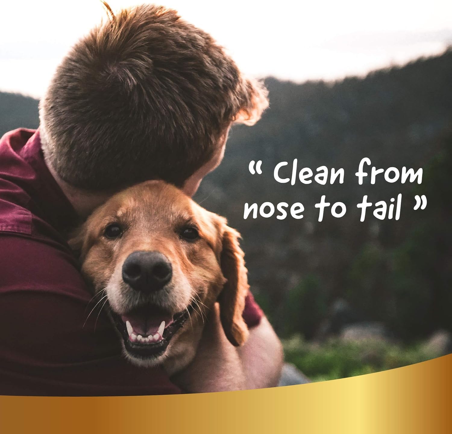 Champú + Acondicionador Natural, 250ml - Delicado y Perfumado - para Perros de Pelo Largo, Linea 101