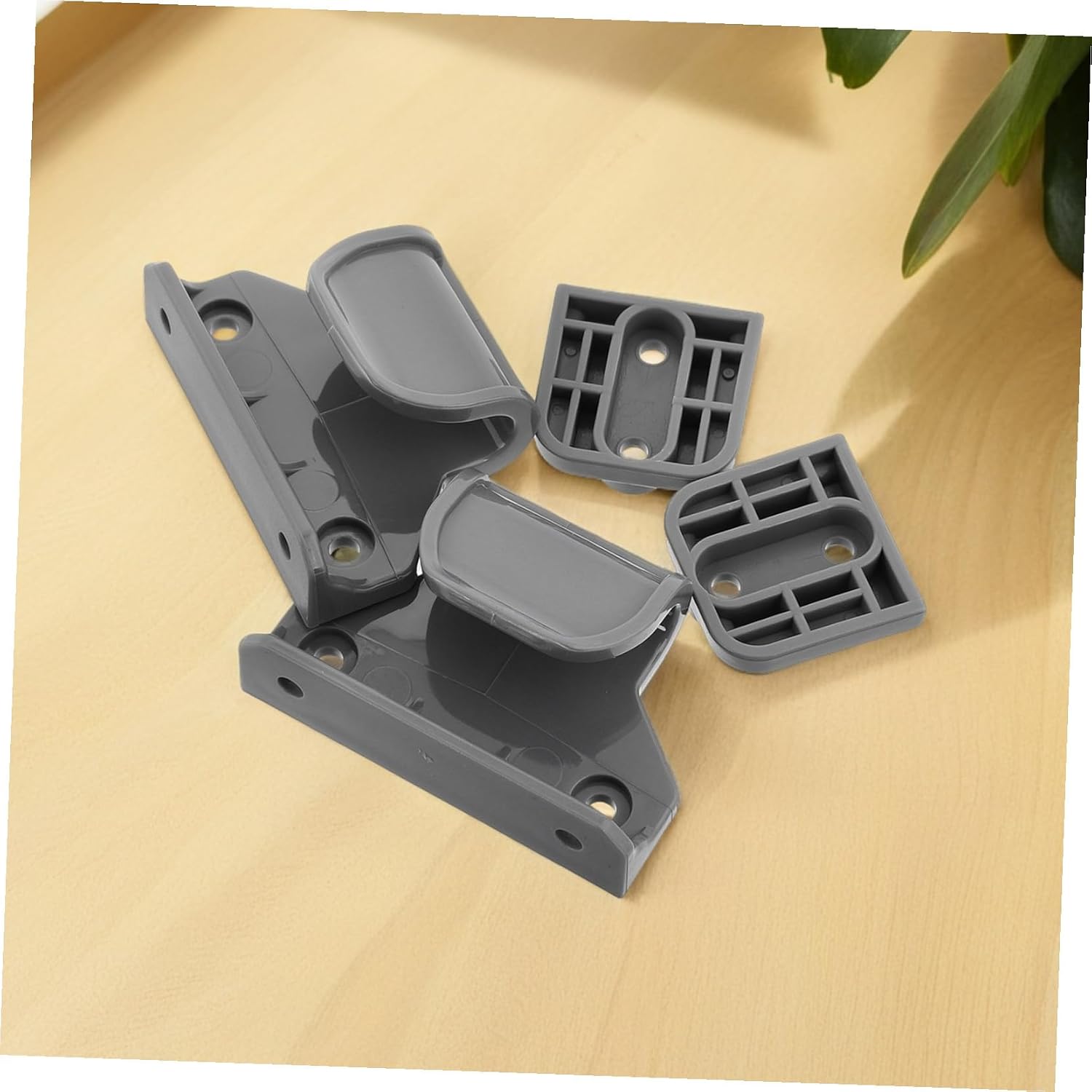 Retractable Gate Installation Kit with Perforated Accessories Plastic Safety Gate Extensions for Stairs and Doorways Easy to Install Repair Parts for Pet Protective Isolation