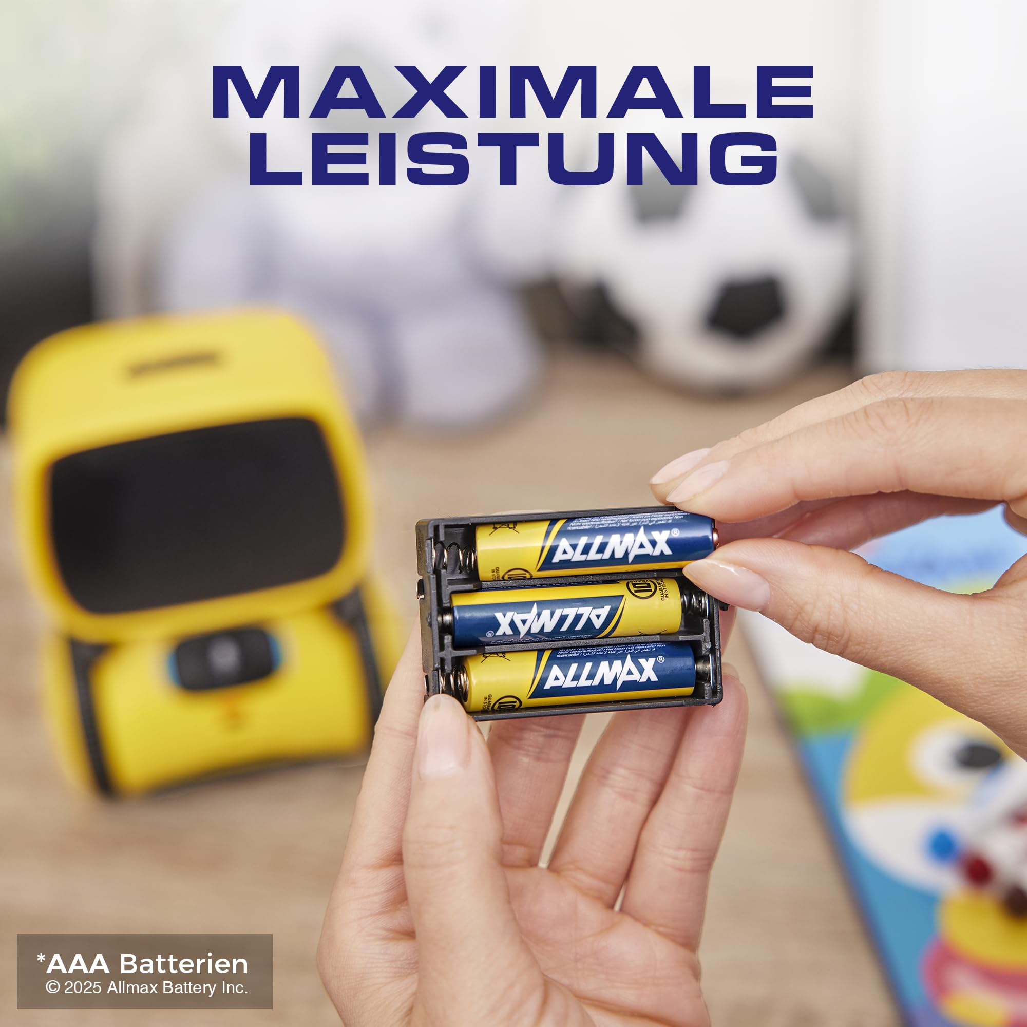 Allmax AAA Micro (LR03) Alkaline Batterien (600 Stück) – 1,5 V | 10 Jahre Haltbarkeit • Auslaufsicheres Design • Ultra-Langlebigkeit • Maximale Leistung
