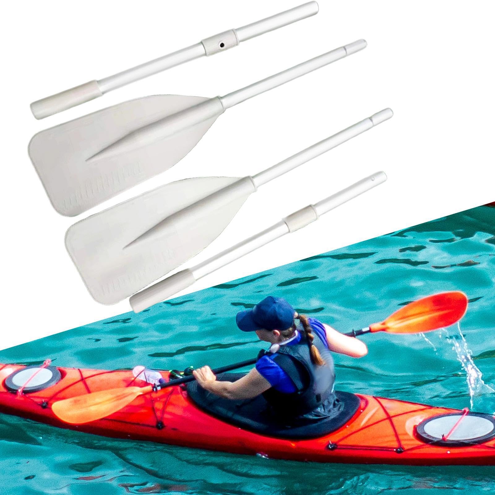 Remo de Kayak Desmontable de aleación de Aluminio, fácil de Montar, | ideal para surf, piragüismo, pesca y bote inflable. Remo de kayak portátil de
