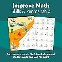 Vista 6 de Cuaderno de ejercicios de una página al día de Channie's para preescolar - estudiantes de primaria de 1º grado, práctica de matemáticas de un solo
