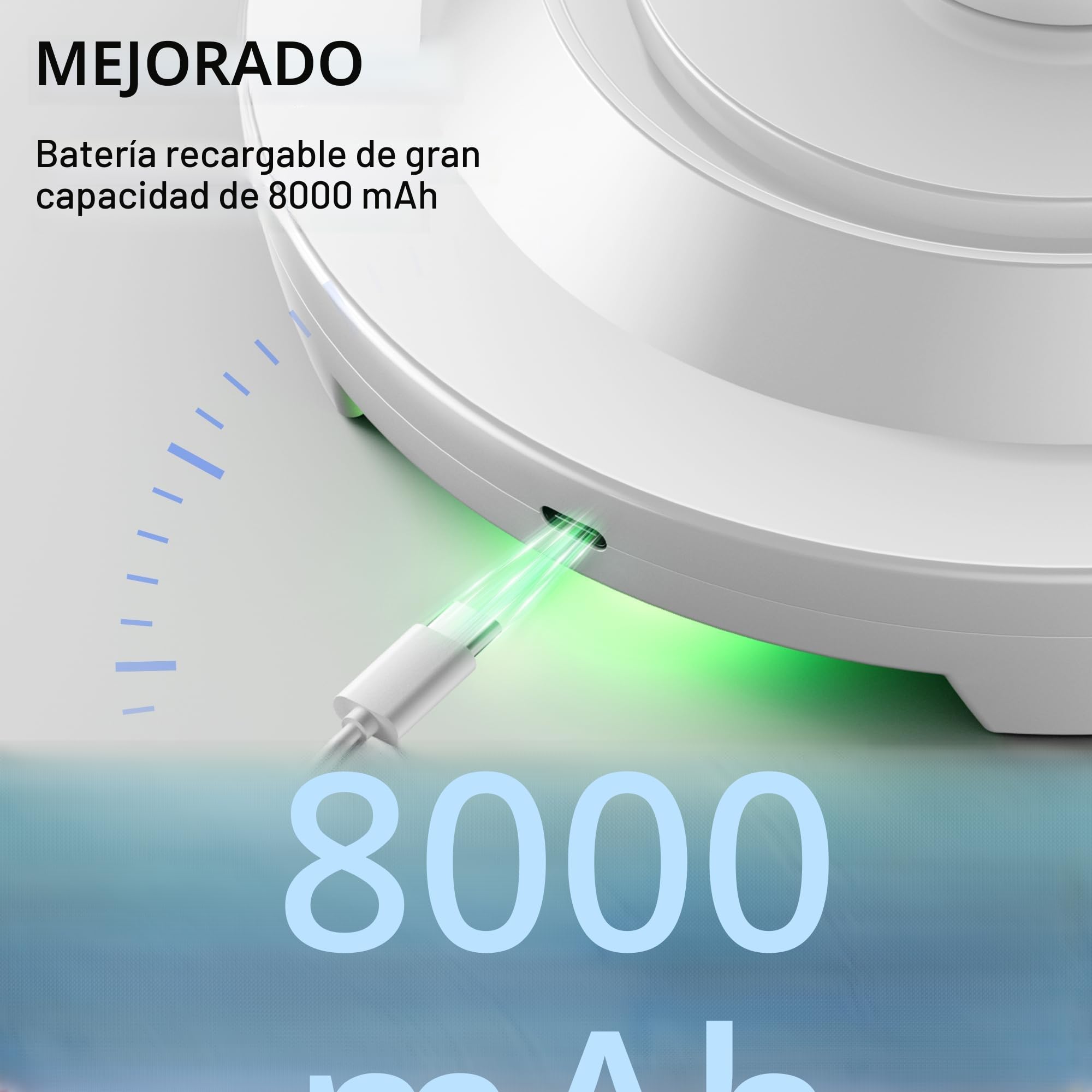 Homelist Plafon LED Techo con Sensor de Movimiento, Lampara Techo sin Cables para Baño Con Mando a Distancia, 8000mAh Luz de Ducha Recargable con Batería, Porche, Escaleras, Garaje, 2 Paquetes