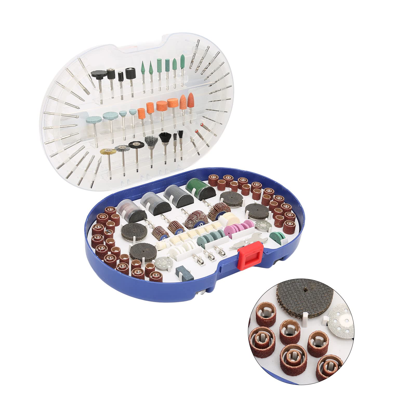 276pcs Kit de accesorios de herramientas rotativas 1/8in Shank Establecido para proyectos de mejoras para el hogar