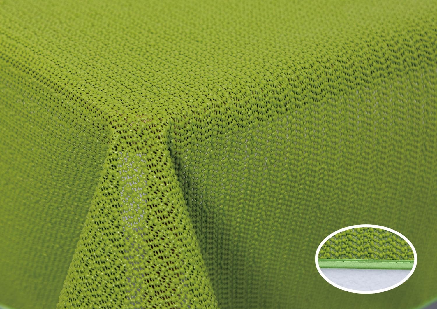 texpot Tablecloth 130 x 160 cm Green Garden Blanket with Hem Washable Garden Tablecloth Balcony Patio Weatherproof - Image 3