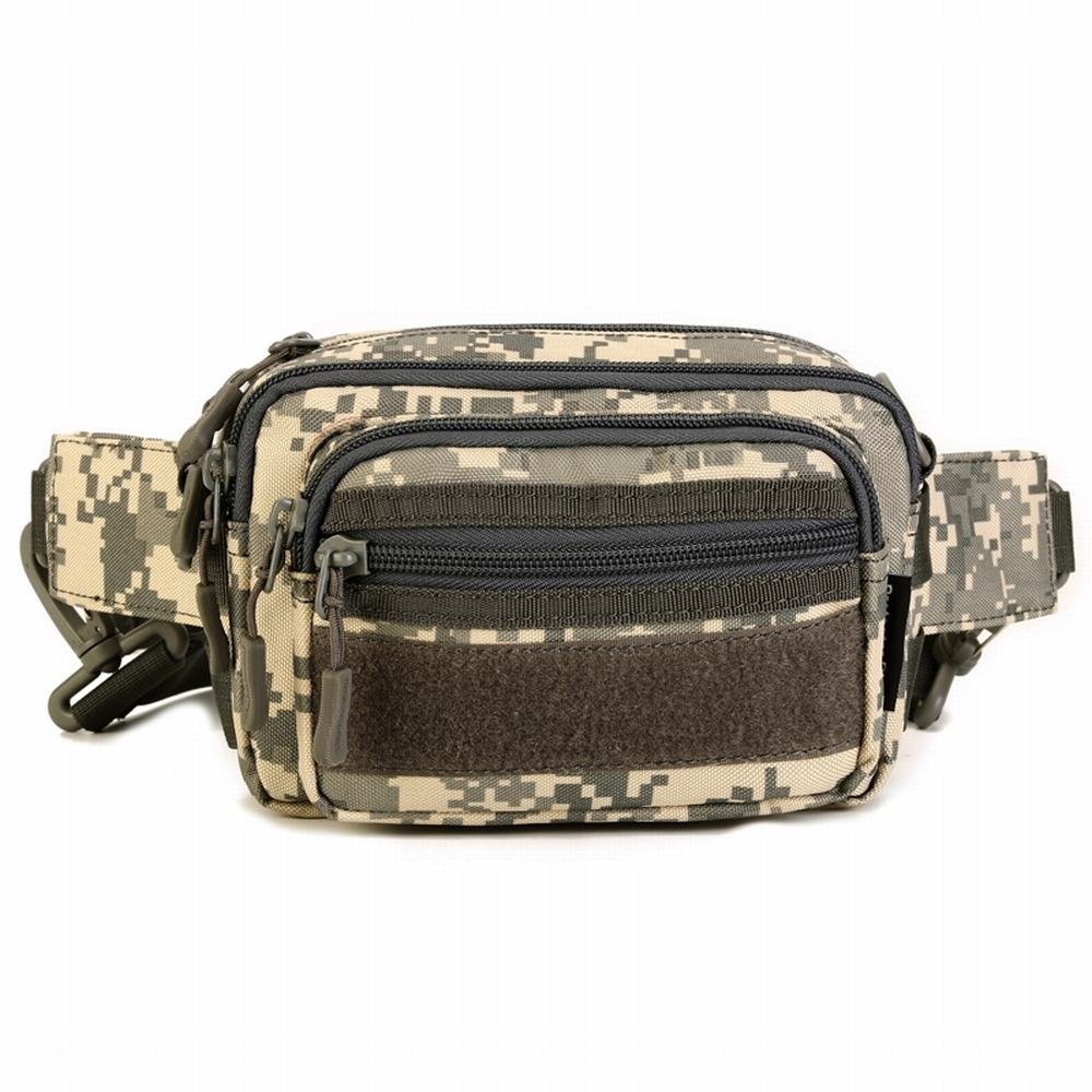 Utility Waist Pack 4-Way Pouch Bag Molle Handbag Money Belt ACU