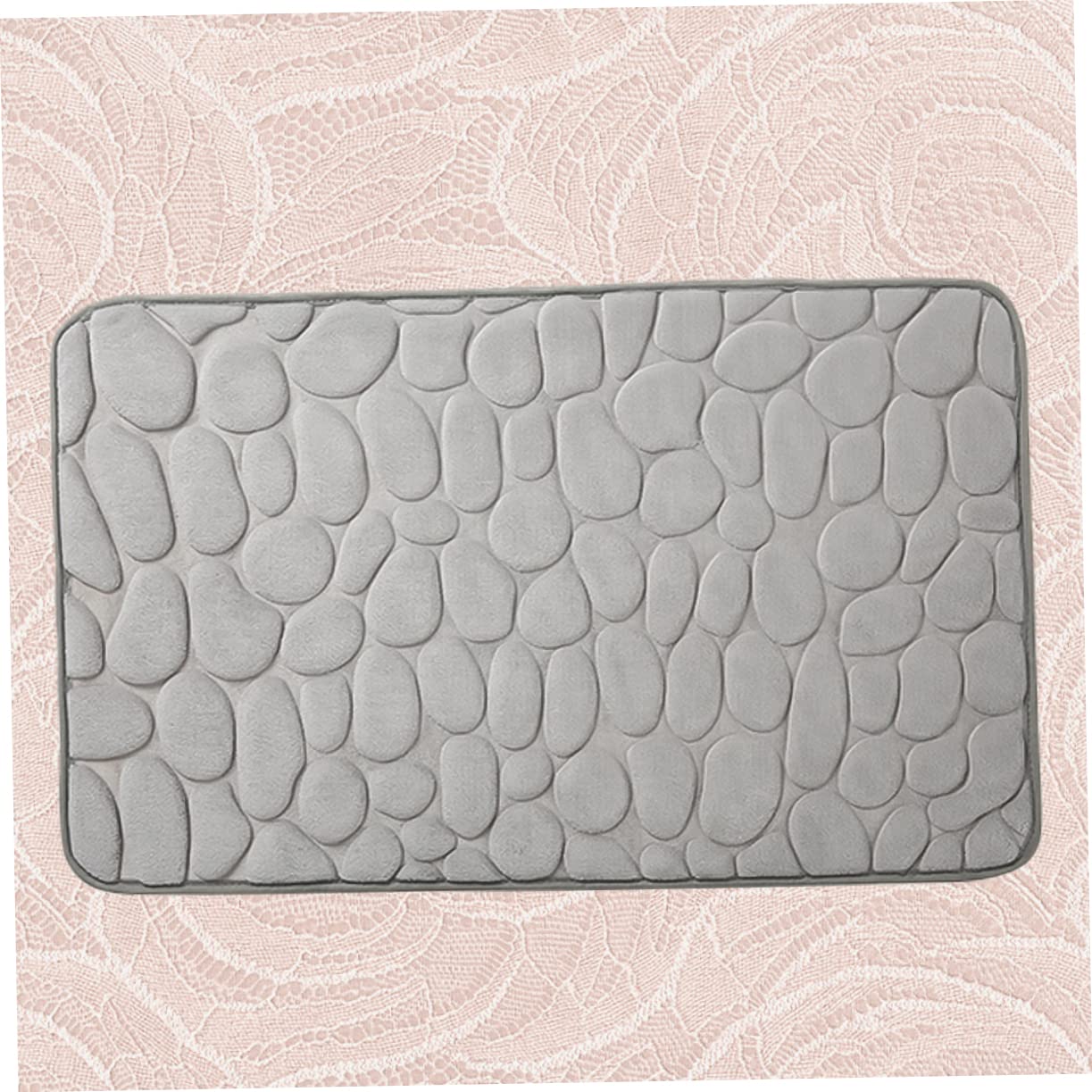 Tappetino da Bagno Assorbente e Resistente All'usura in Memory Foam e Poliestere Antiscivolo Protezione del Pavimento per Bagno e Cucina