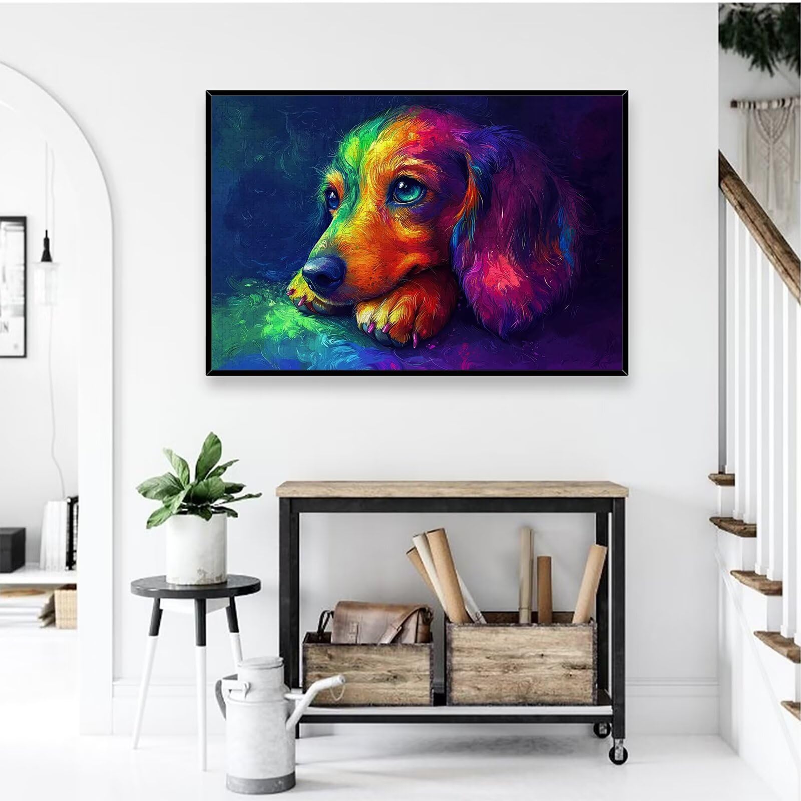 Puzzle dla dorosłych 1500, puzzle dla psów dla dorosłych, puzzle ze zwierzętami z wykwintnym pudełkiem do pakowania, niemożliwe drewniane puzzle do wystroju pokoju, prezenty dla kobiet, prezenty dla