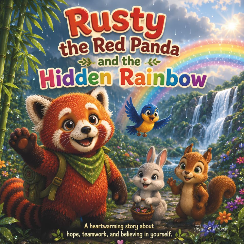 Rusty the Red Panda and the Hidden Rainbow: A Heartwarming Story of Hope, Friendship, and Sharing