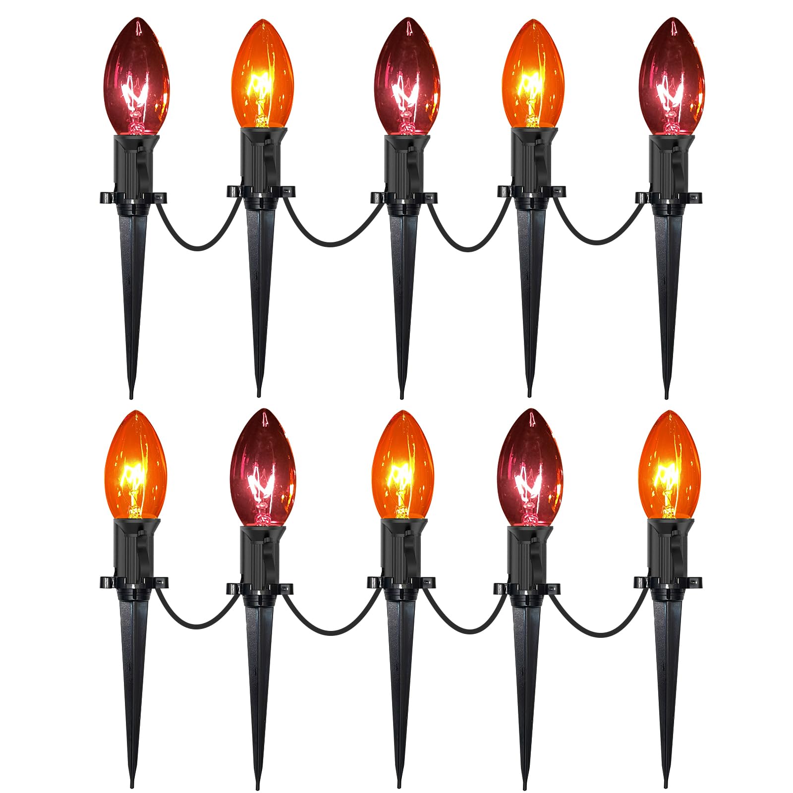 Abeja Jumbo Pathway Lights Outdoor 10 Pack