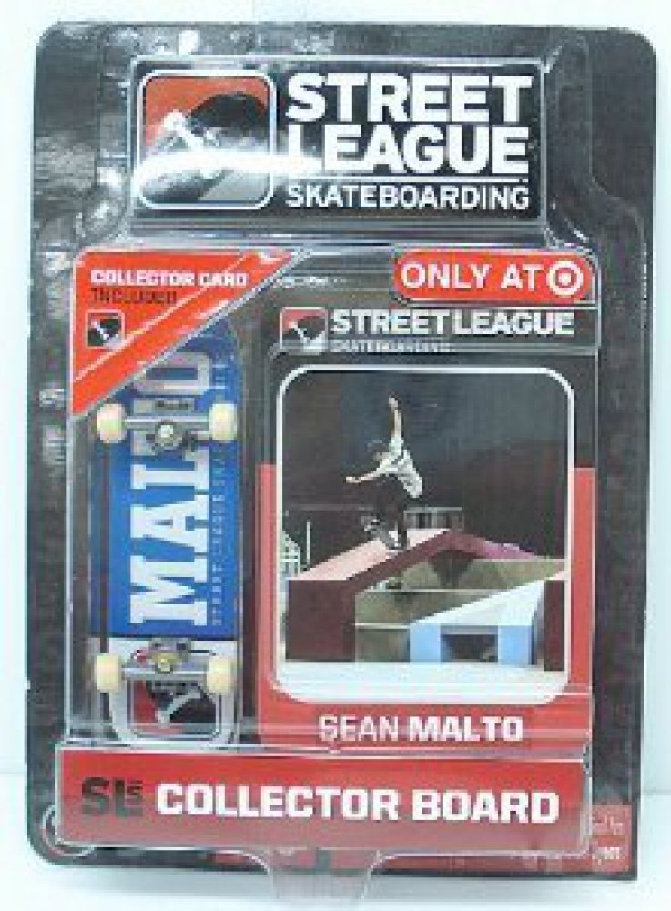 Street League Skateboarding Pro Series 1 Blue Skateboard & Sean Malto Collector Card Target Exclusive by Ronin Syndicate