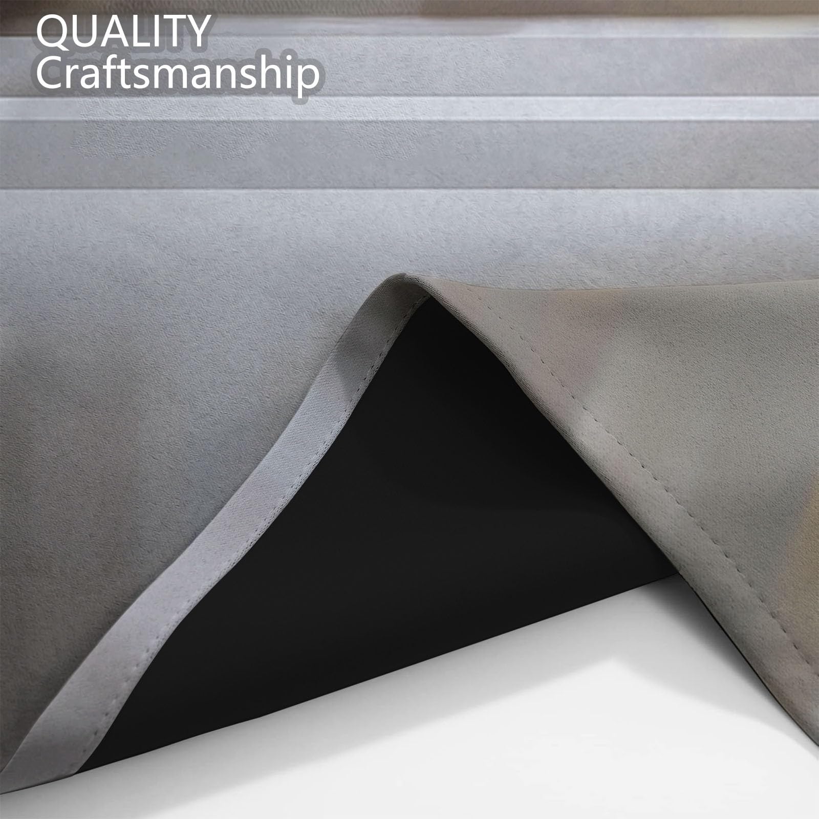 Arte Digital Cortinas Opacas Cubos Geométricos Esferas Doradas Cubos,140 x 260 cm (2 Paneles), con Ojales - Tratamientos de Ventana Estampados para Dormitorio o Sala de Estar