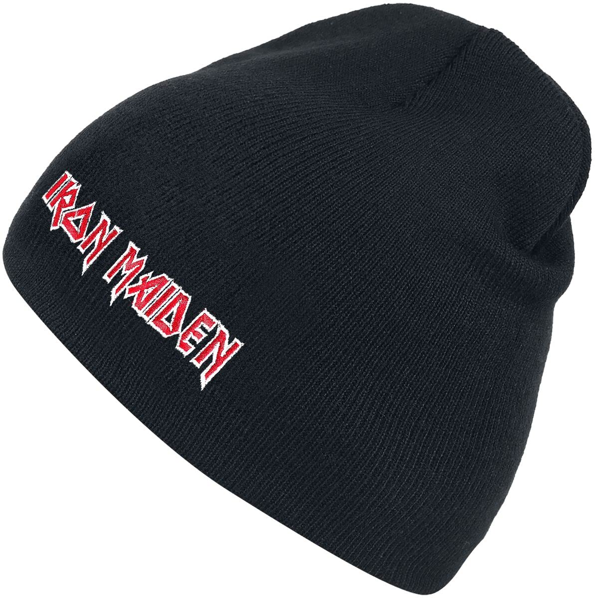Iron Maiden 'Logo' (Black) Beanie Hat NEW OFFICIAL
