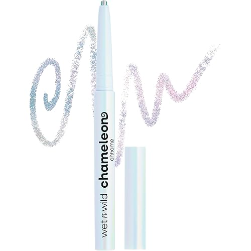 wet n wild Chameleon Chrome Retractable Waterproof Eyeliner, Smudge-Proof Dynamic Color Shift, Long-Lasting 18-Hour Wear, Cruelty-Free - Electric Prism