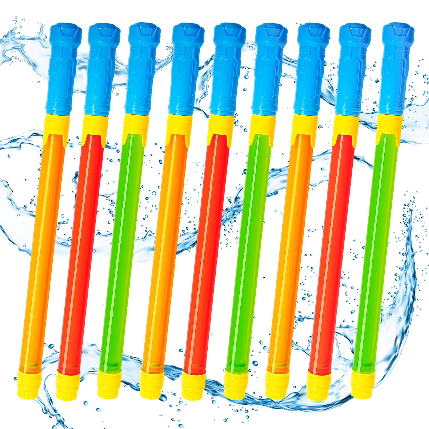 9 Pack Water Gun for Kids Adults, Pool Toys Squirt Gun for Kids Ages 3-5 4-8 8-12,Super Water Soaker Blaster for Party Favors Outdoor Backyard Summer Activities