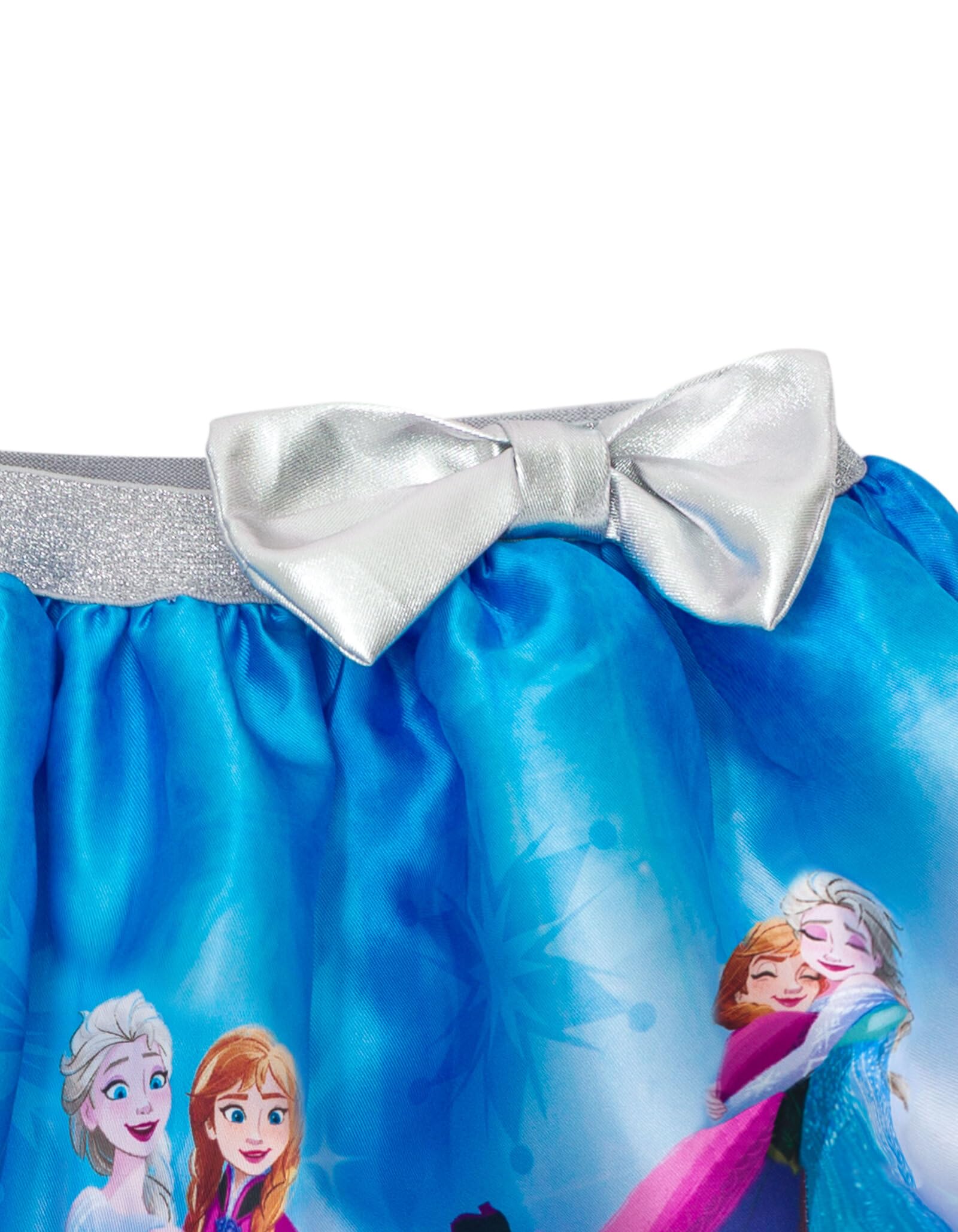 Disney Dziewczęcy podkoszulek i satynowa spódnica od malucha do dużych dzieci (2T - 14-16)
