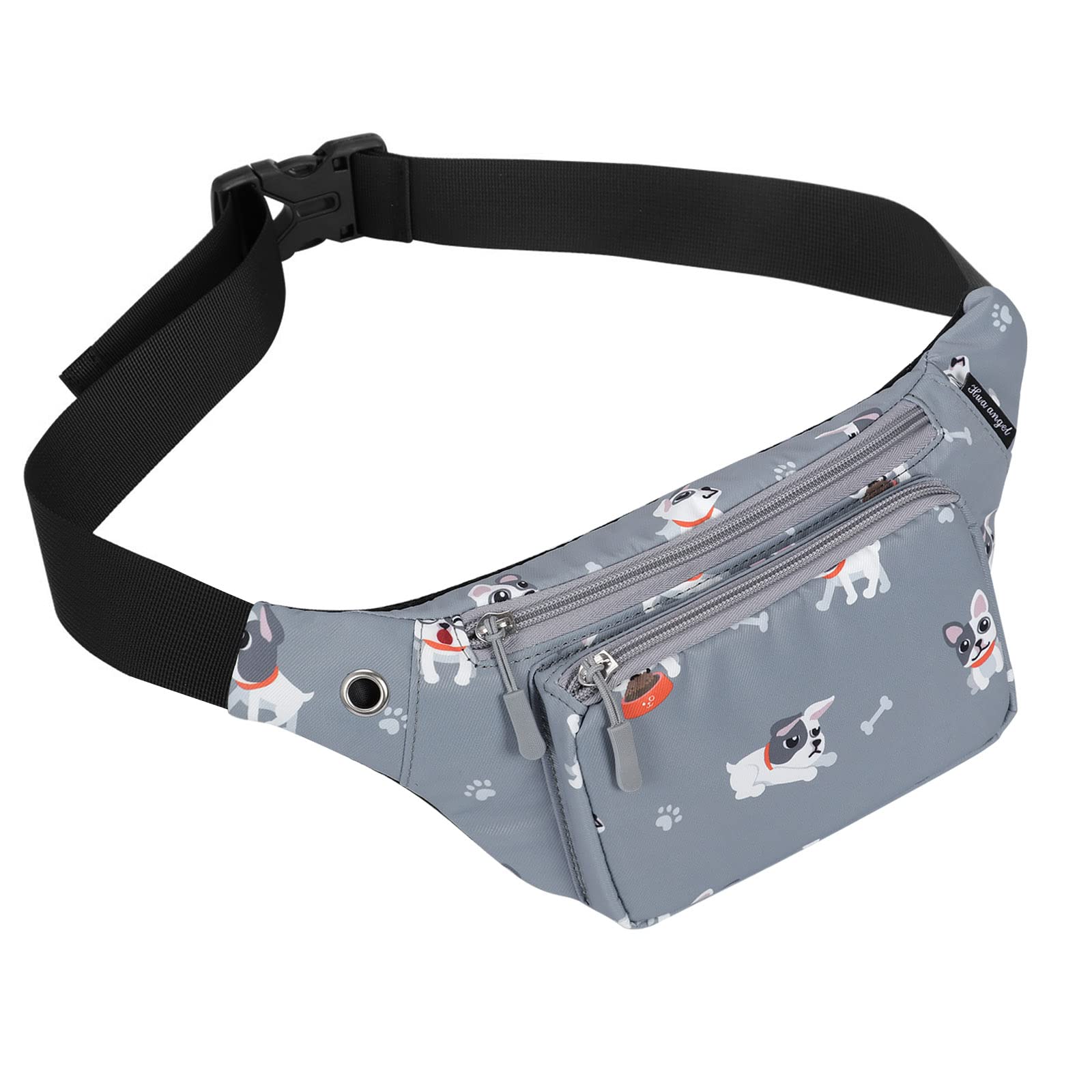 HUA ANGEL Fanny Pack for Women & Men - Crossbody Waist Bag Lightweight Belt Bum Bag for Sports, Travel, Hiking, Everyday Use