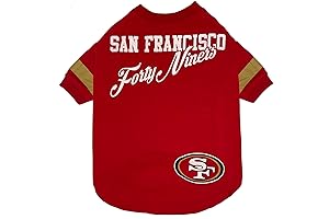 49ers Dog Sweater: Durable & Cute Sports PET TEE Shirt Outfit