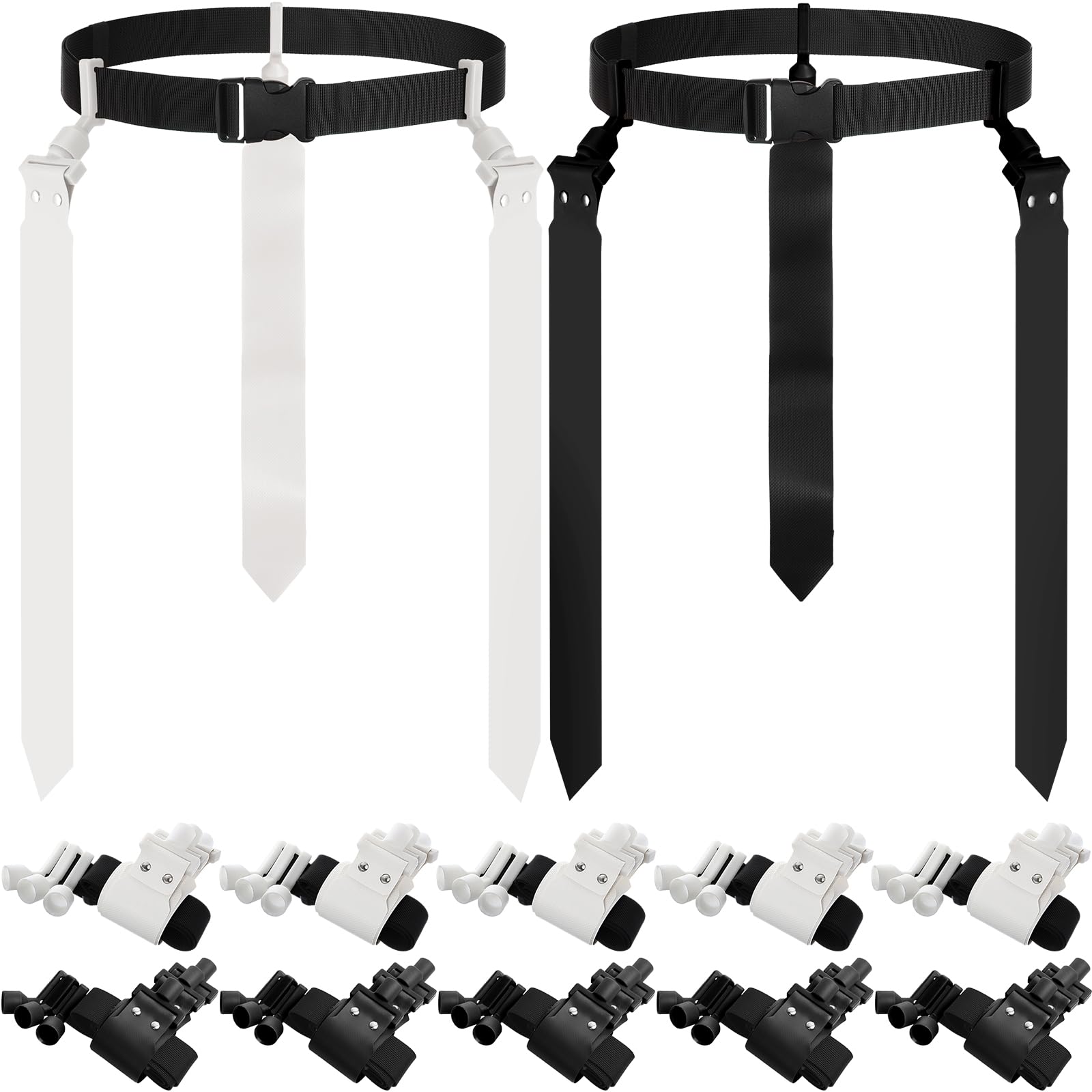 Hungdao 10/12 Players Flag Football Belts and Flags
