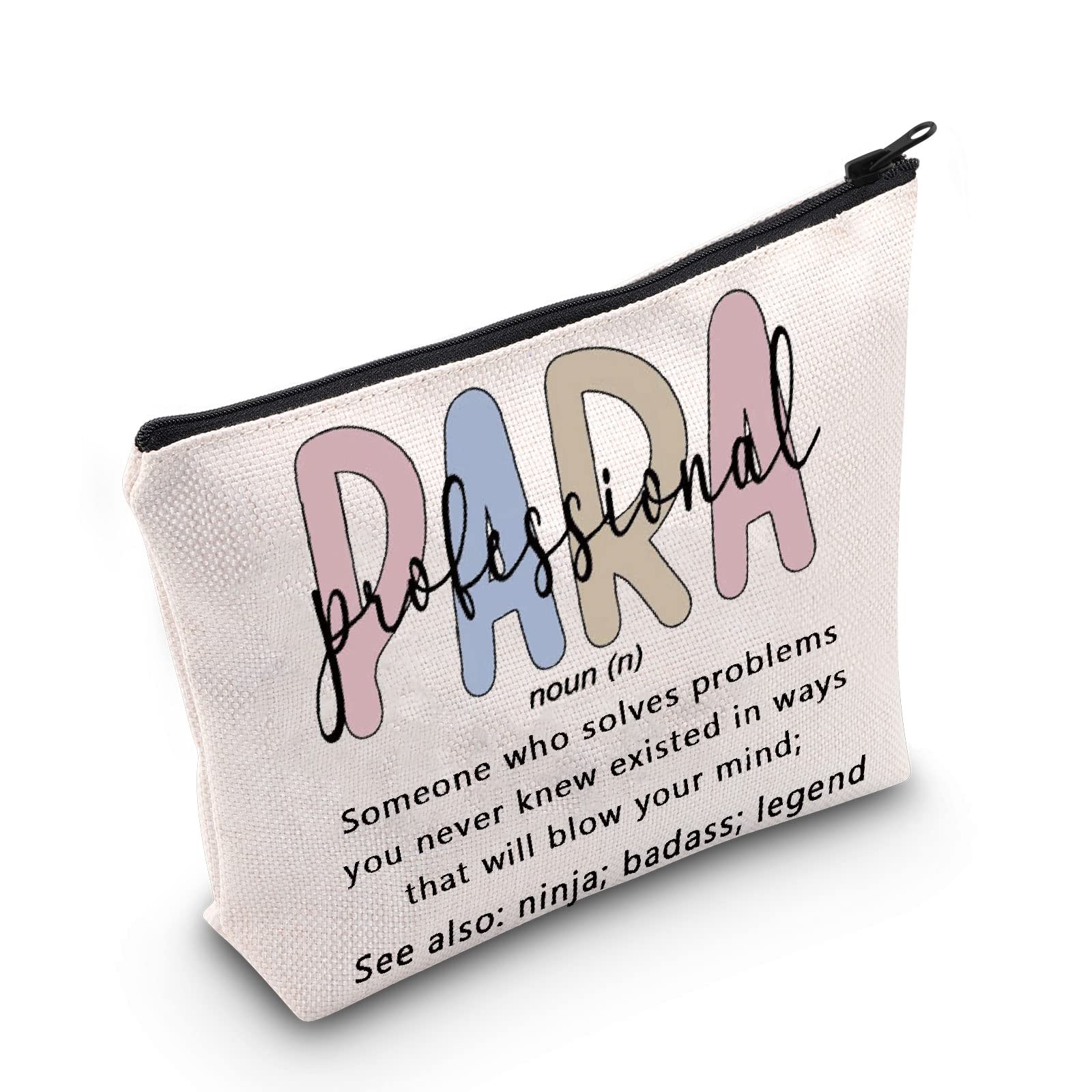 POFULLParaprofessional Gift Para Teacher Gift Paraprofessional Appreciation Cosmetic Bag (Paraprofessional Cosmetic Bag)