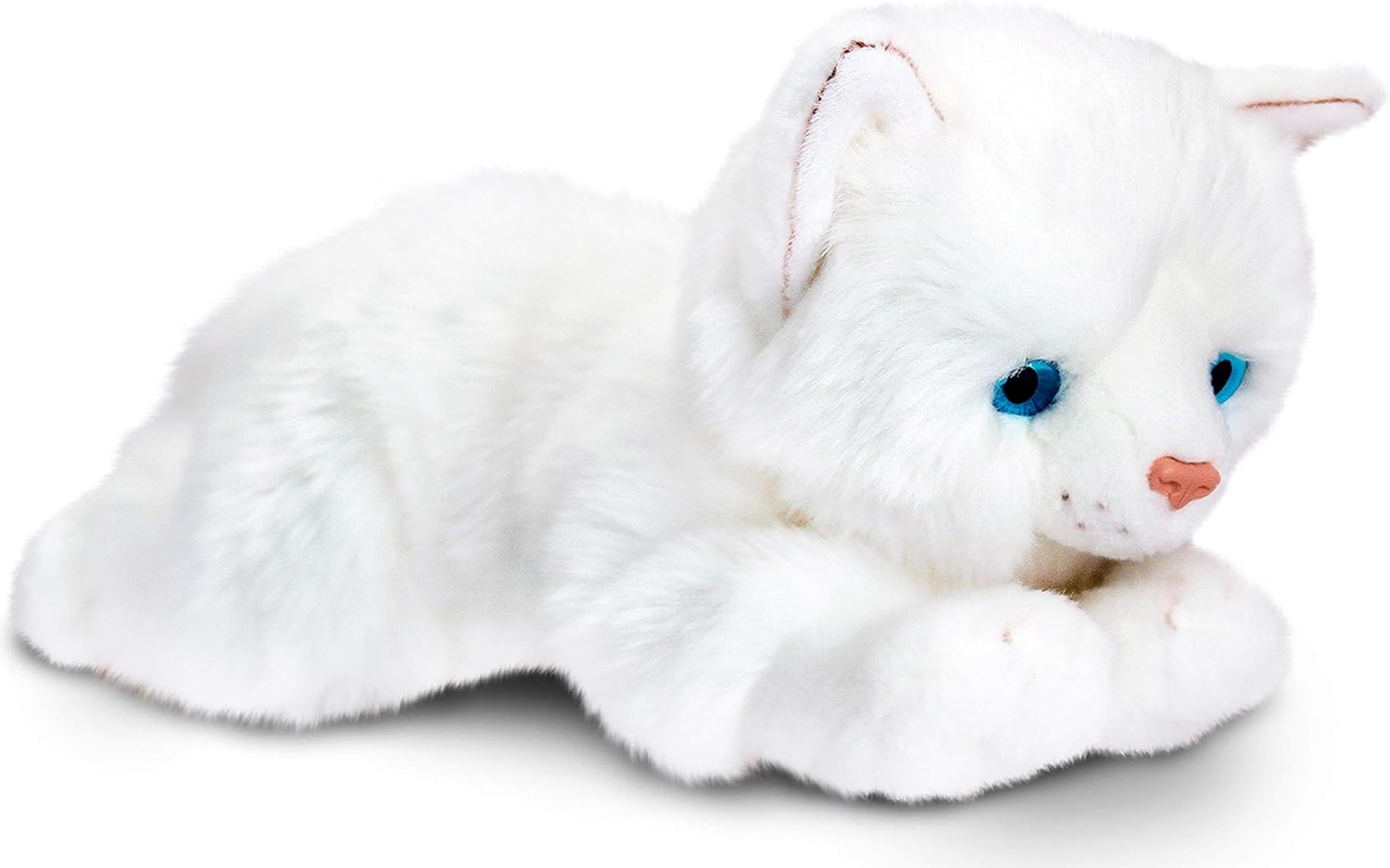 white toy cat