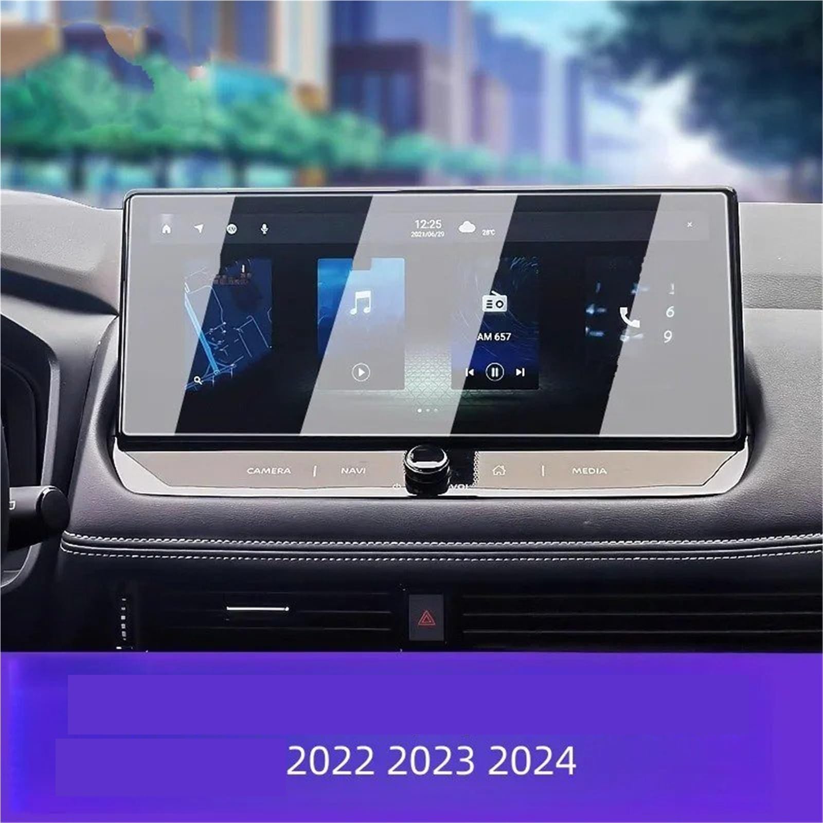 Nano ochraniacz ekranu do Qashqai dla J12 do X-Trail 2022-2024 (2 szt.)
