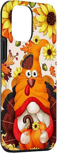 Miniatura 3 de iPhone 12 mini gnomo calabaza pavo para el día de Acción de Gracias lindo otoño caso otoño