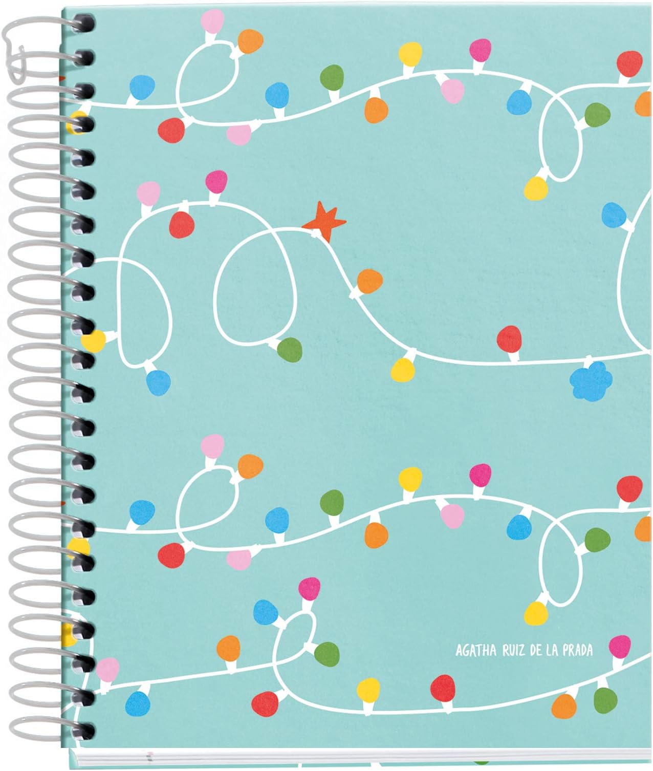 Agatha Ruiz De La Prada Notebook A6 Grid 120 Sheets Lights
