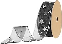 Vista 14 de MECCANIXITY Cinta de organza transparente con alambre de 1.5 pulgadas de ancho, cinta de gasa brillante de 20 yardas, color rojo burdeos