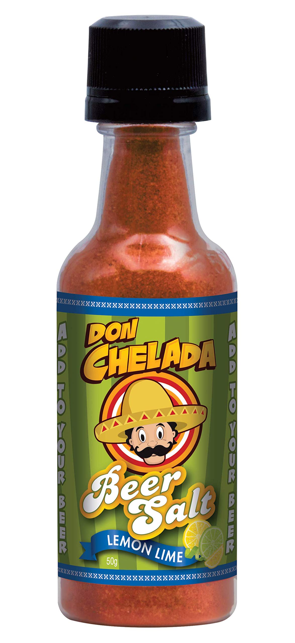 Don CheladaBeer Salt, Lemon Lime, 1.6 Ounce Bottle (24 Count)