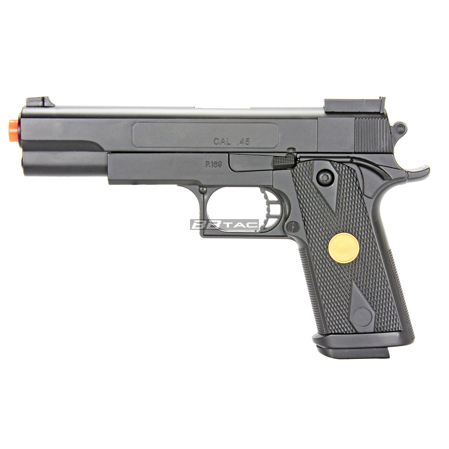 Buy BBTac Airsoft Pistol 1911 HiCapa Spring Loaded AirSoft Hand Full