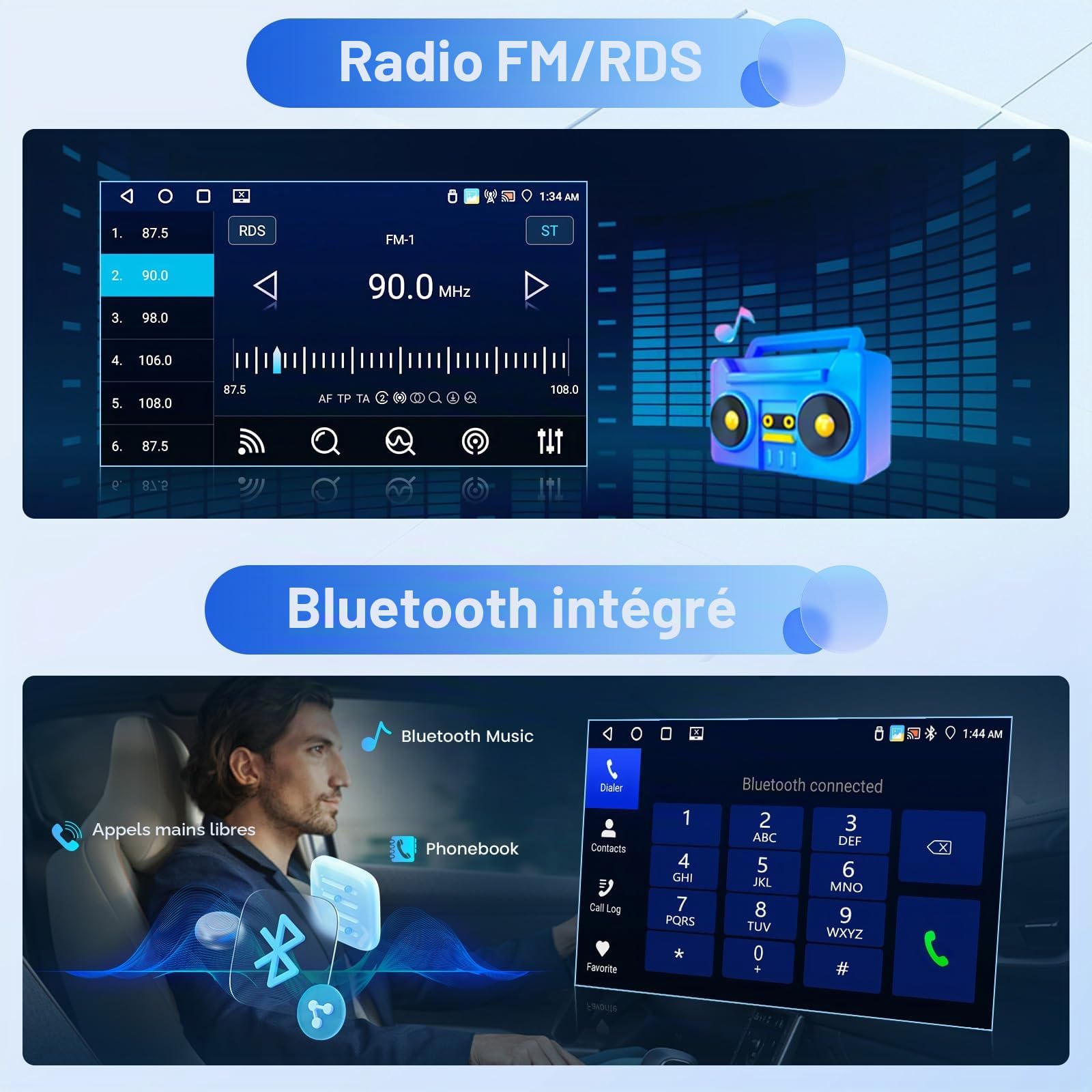 Inefala 4+64G 9'' Android 15 Radio pour Suzuki Ertiga Suzuki Swift