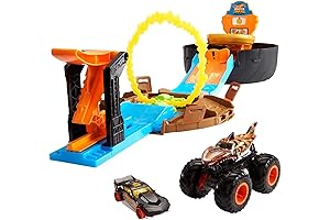 Monster Trucks Stunt Tire Play Set for Ages 4-8