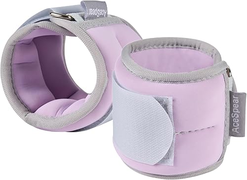 Miniatura 11 de AceSpear - Conjuntos de pesas de tobillo para hombres, mujeres y niños 1 libra, 2 libras, 3 libras, 4 libras y 5 libras, pesas de pierna, muñeca y