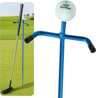 The Club Rest Golf Club Holder – Keep Grips Dry & Clean | Lightweight Aluminum Accessory | Prevent Lost Wedges | Fits in Bag | Great Gift for Golf Players,