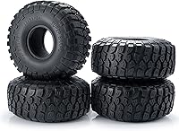 Vista 10 de Neumáticos de goma de 1.9 pulgadas con inserciones de espuma de 2.047 x 4.724 in para 1/10 RC Crawler Car A-xial Wraith 90018 90048 RR10 SCX10 D90