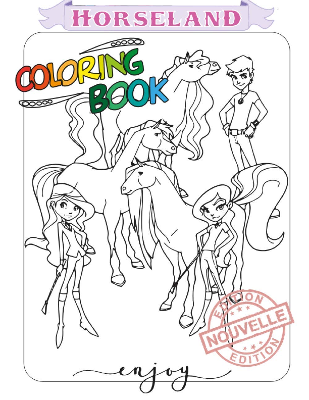 Horseland coloring book