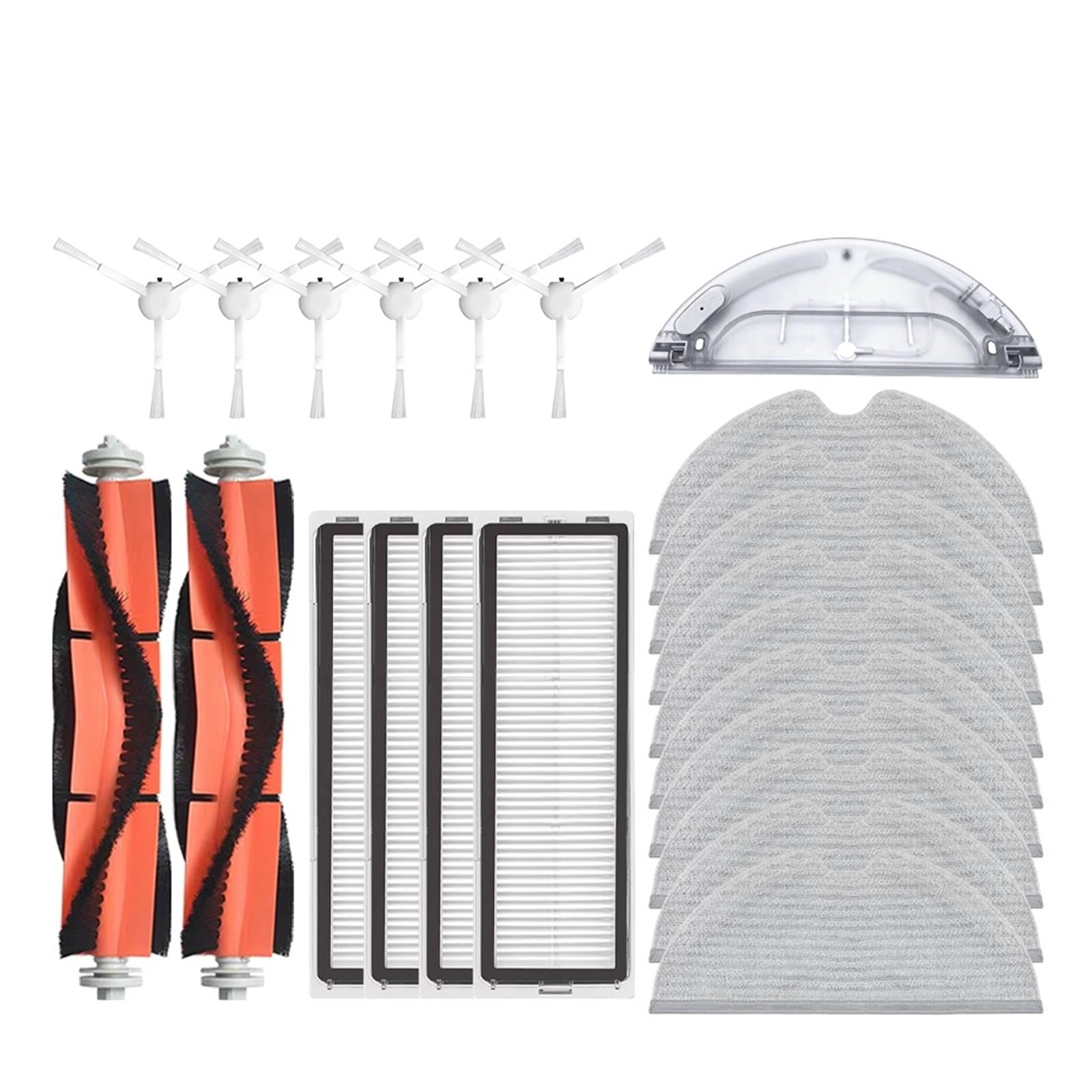 Robot aspirador con filtro Hepa, cepillo lateral principal, paño de fregona, accesorios for aspiradora robótica, compatible con Xiaomi, 1C 1T, compatible con Dreame, F9(1C.23)