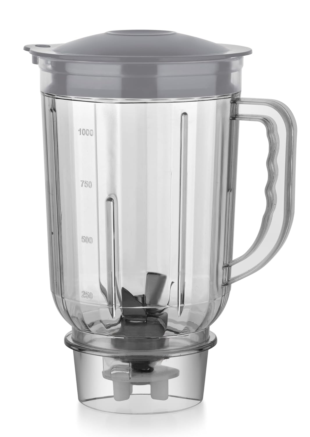 Cello Mixer Grinder Juicer Jar, 1 Litre, Transparent Unbreakable Polycarbonate Jar for Mixer Grinder | Strong & Durable
