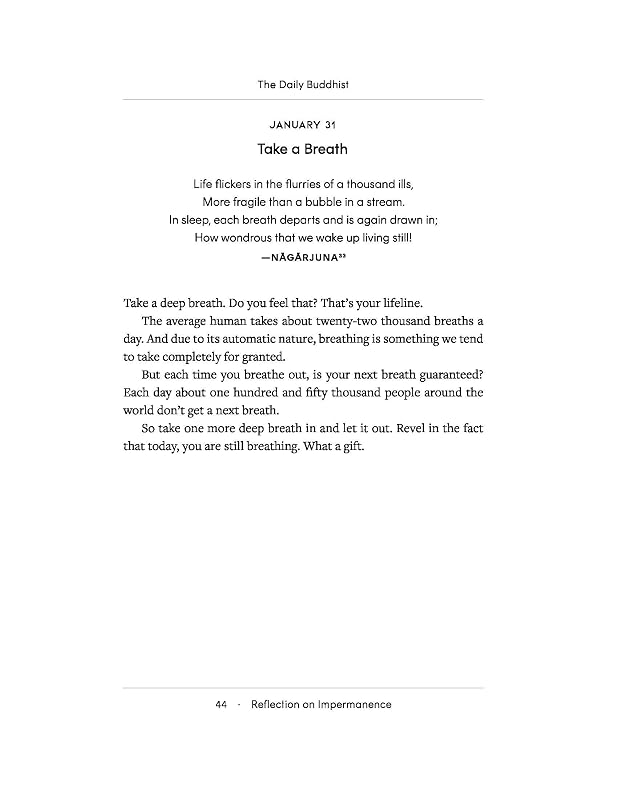 The Daily Buddhist: 366 Days of Wisdom for Happiness, Inner Freedom, and Mindful Living ― A Self-Help Guide to Buddhist Philosophy and Meditation image 2